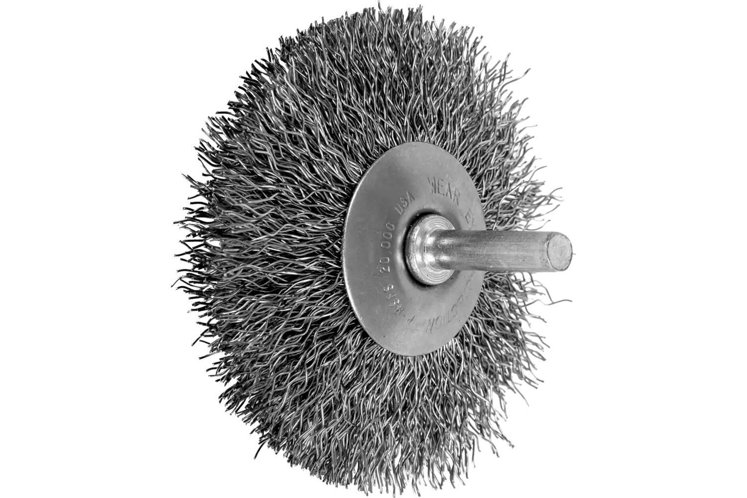 Picture of Pferd Mounted Flared Cup Brush 3" Dia. .014 Stainless Steel 1/4" Shank